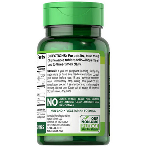 Nature's Truth, Chewable Papaya Enzyme, 120 Tabs