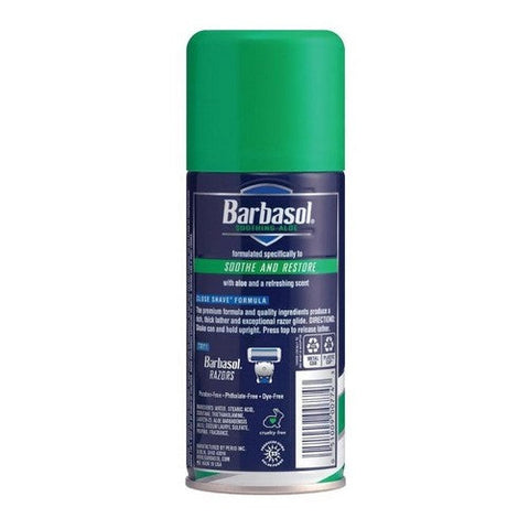 Barbasol, Thick & Rich Shaving Cream Soothing Aloe, 7 Oz Barbasol
