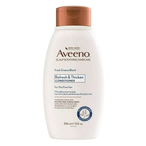 Aveeno, Scalp Soothing Fresh Greens Blend Conditioner Clarifying And Volumizing, 12 Oz Aveeno