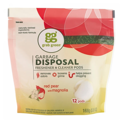 Grab Green, Disposal Fresher and Cleaner, 12 Count