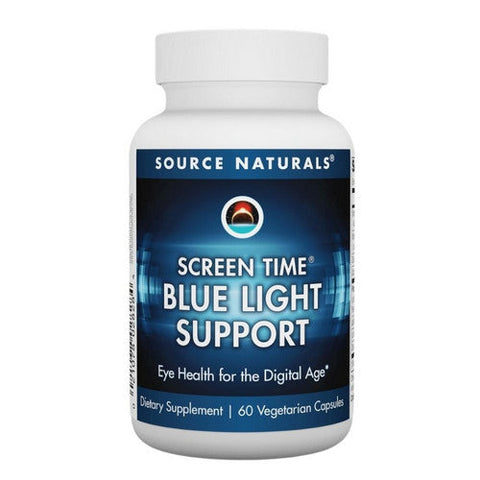 Source Naturals, Screen Time Blue Light Support, 60 Vegi Caps Source Naturals