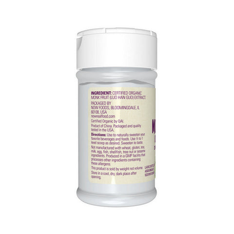 Now Foods, Organic Monk Fruit Ext Powder, 0.7 Oz