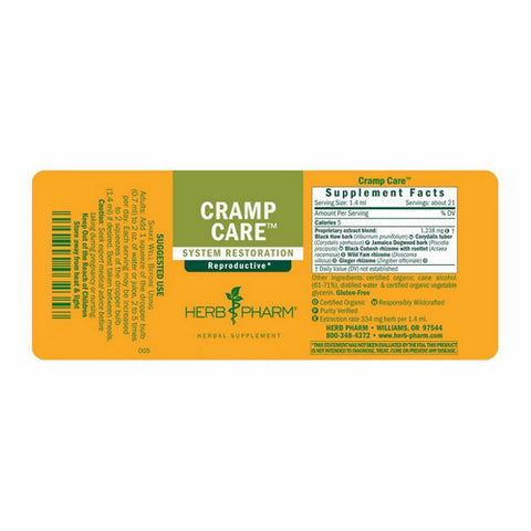 Herb Pharm, Cramp Care, 4 Oz