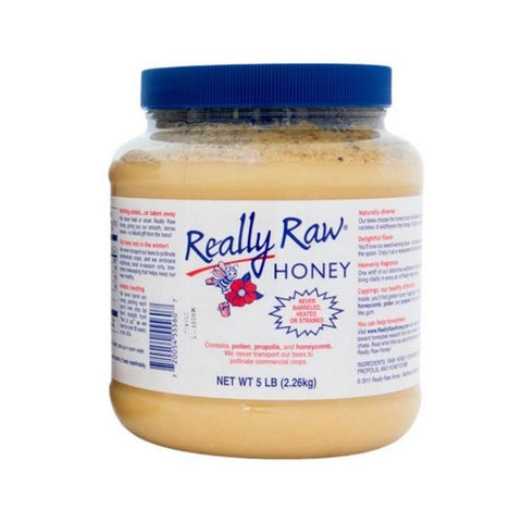 Really Raw, Honey Unstrained, 5 Lb