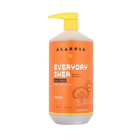 Alaffia, Everyday Unscented Body Wash, 32 Oz