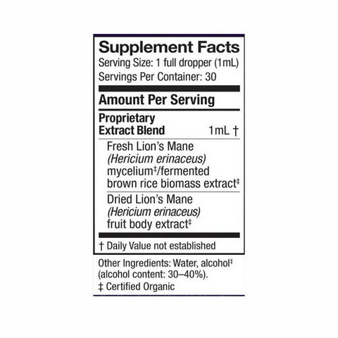 Host Defense, Lion's Mane Extract, 1 Fl Oz