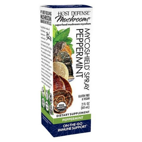 Host Defense, MycoShield Spray Peppermint, 2 Fl Oz