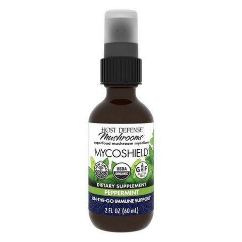 Host Defense, MycoShield Spray Peppermint, 2 Fl Oz