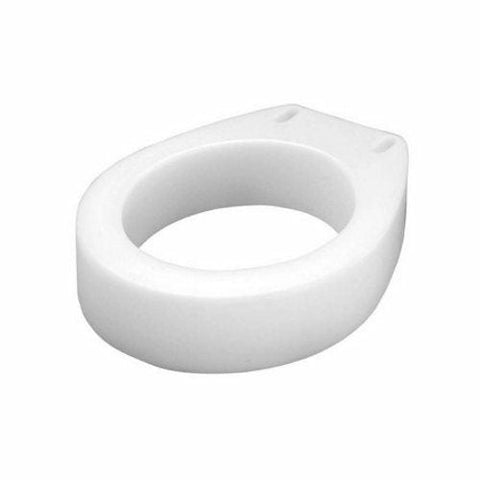 Carex, Raised Toilet Seat Carex  3-1/2 Inch Height White 300 lbs. Weight Capacity, Count of 1 Carex