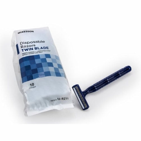 McKesson, Razor McKesson Twin Blade Disposable, 1 Pack McKesson
