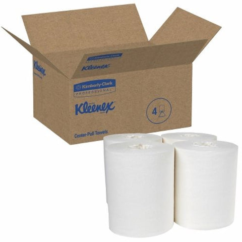 Kimberly Clark, Paper Towel Kleenex  Premiere  Center Pull Roll, Perforated 8 X 15 Inch, Count of 4