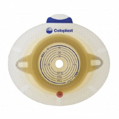 Coloplast, Ostomy Barrier SenSura  Flex Xpro Pre-Cut, Extended Wear Double Layer Adhesive 2-3/8 Inch Flange Blu, Box Of 5