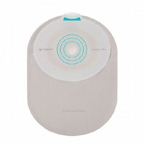 Coloplast, Filtered Ostomy Pouch SenSura  Mio One-Piece System Mini 5/8 to 1-3/4 Inch Stoma Closed End Flat, Tr, Box Of 30