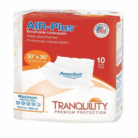 Tranquility, Low Air Loss Underpad, Count of 10