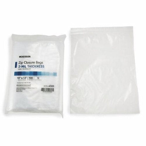 McKesson, Zip Closure Bag McKesson 10 X 13 Inch Polyethylene Clear, Box Of 1 McKesson