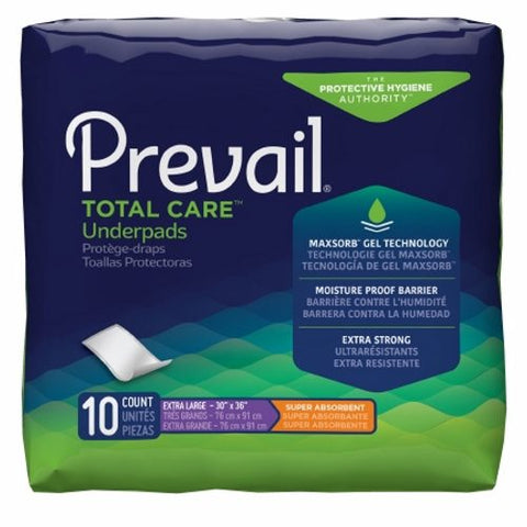 First Quality, Disposable Underpad 30 X 36 Inch Polymer Heavy Absorbency PV-410, Case Of 4