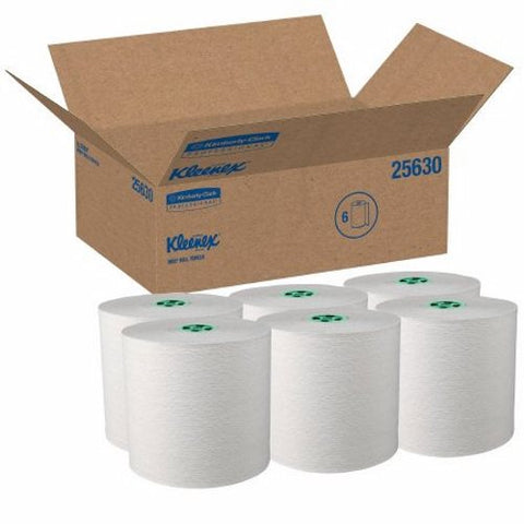 Kimberly Clark, Paper Towel Kleenex  MOD* Green Hardwound Roll 7.55 Inch X 700 Foot, Count of 6