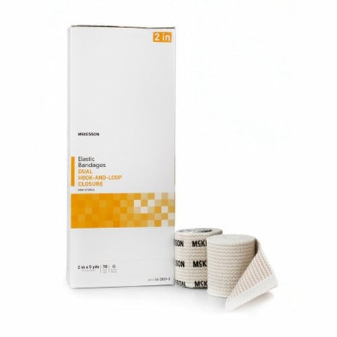 Elastic Bandage 2 Inch x 5 Yard, 10 Count by McKesson