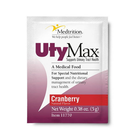 Medtrition, Urinary Health Supplement UtyMax  CranMax  Cranberry Flavor 5 Gram Container Individual Packet Powde, Count of 60