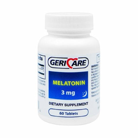 McKesson, Natural Sleep Aid Geri-Care  60 per Bottle Tablet 3 mg Strength, Count of 1