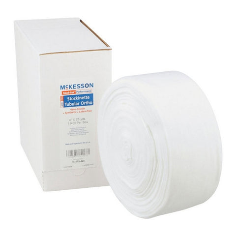 McKesson, Stockinette Tubular McKesson 4 Inch X 25 Yard Polyester NonSterile, Count of 10