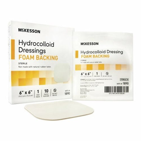 McKesson, Hydrocolloid Dressing 6 X 6 Inch Sterile, Count of 1 McKesson