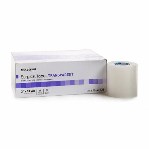 McKesson, Medical Tape McKesson Plastic 2 Inch X 10 Yard Transparent NonSterile, Box Of 6