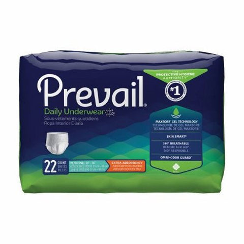First Quality, Unisex Youth Absorbent Underwear Daily Underwear Pull On with Tear Away Seams Small Disposable Moderate Absorbency, Pack Of 22