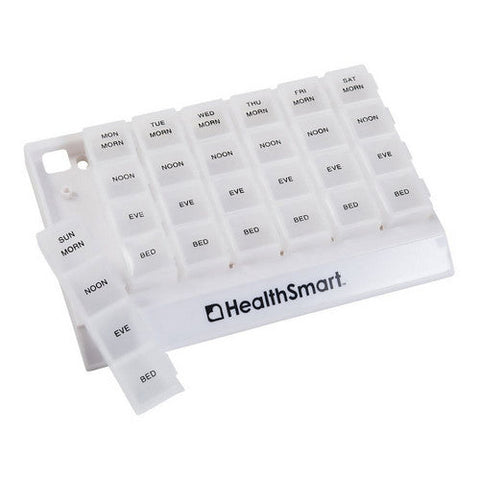 Mabis Healthcare, Pill Organizer HealthSmart  Large 7 Day 4 Dose, 1 Each Mabis Healthcare