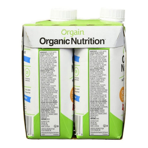 Orgain, Organic Nutritional Shake Strawberries And Cream Flavor Liquid Oral Supplement, 11 Oz