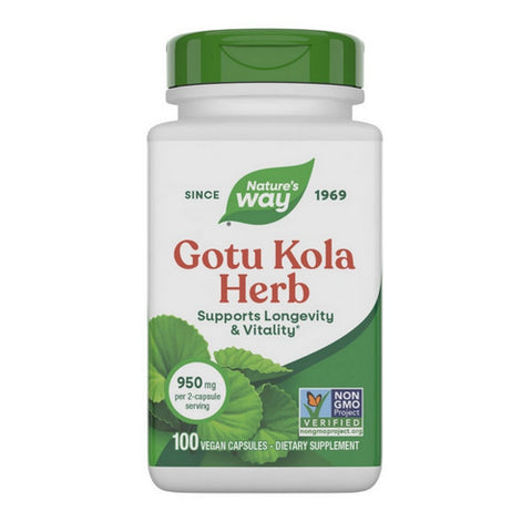 Gotu Kola Herb 100 Veg Caps by Nature's Way