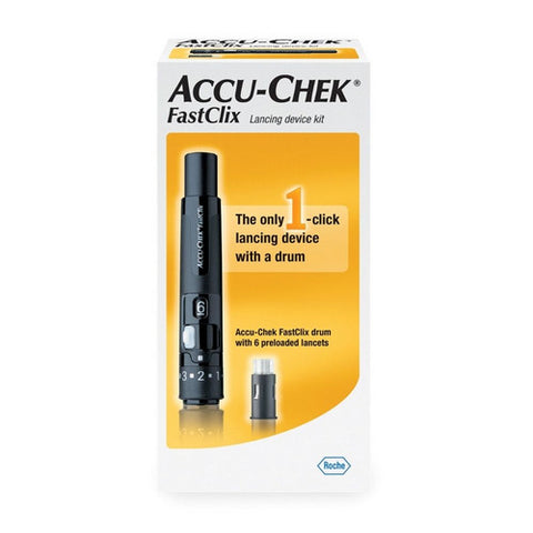 Accu-Chek, Fast Click Lancet for Lancing Device Non-Safety Twist Off Cap Multiple Sites, Count of 12