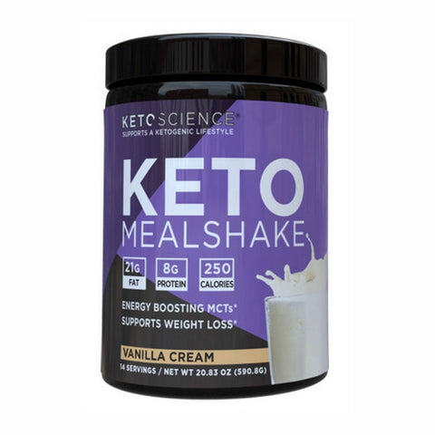 Keto Science, Ketogenic Meal Shake, Vanilla 18.8 Oz