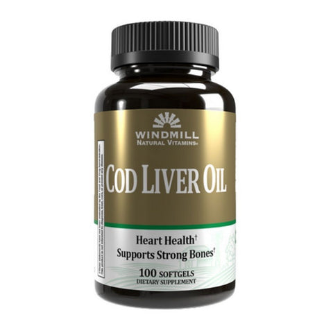 Cod Liver Oil 100 Softgels by Windmill Health