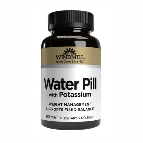 Windmill Health, WATER PILL W/POTASSIUM, 90 Tabs
