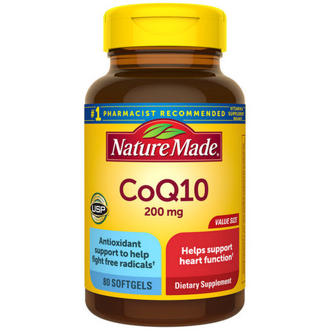 Nature Made, CoQ 10, 200 mg, 80 Softgels