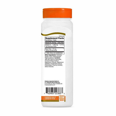 21st Century, Vitamin C with Rose Hips, 1000mg, 110 Tabs