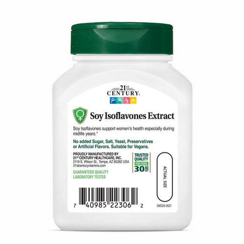 21st Century, Soy Isoflavones Extract Standardised, 60 Veg Caps 21st Century