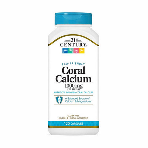 21st Century, Coral Calcium, 1000 mg, 120 Caps