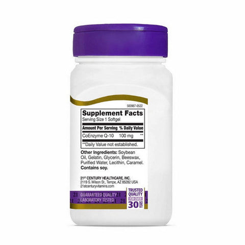 21st Century, Liquid Filled Coq-10, 100 Mg, 90 Softgels 21st Century