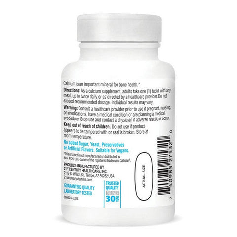 21st Century, Calcium Supplement, 600 mg, 75 Tabs 21st Century