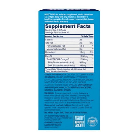 21st Century, Alaska Wild Fish Oil, 90 Softgels 21st Century
