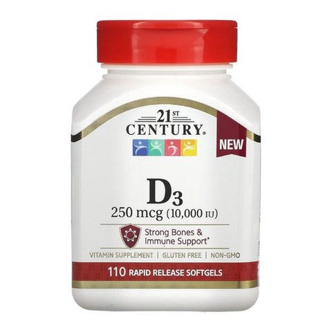 21st Century, Vitamin D3, 1000IU, 500 Tabs 21st Century
