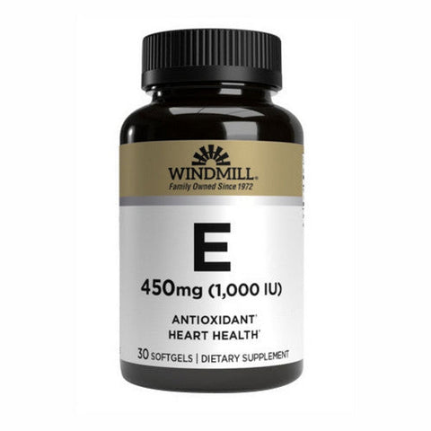 Windmill Health, Vitamin E, 450 Mg, 30 Softgels Windmill Health