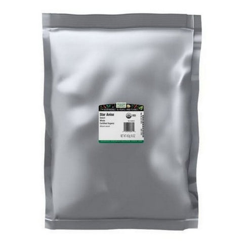 Frontier Coop, Organic Whole Star Anise, 16 Oz