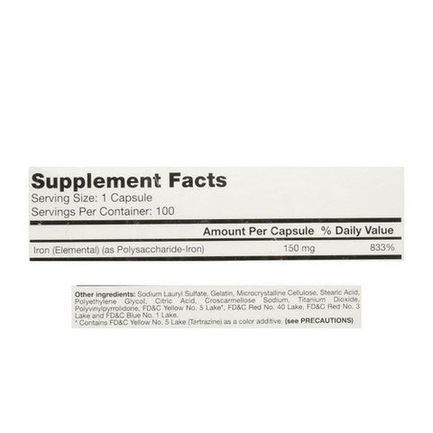 Breckenridge, Ferrex 150 Original Formula, 100 Caps