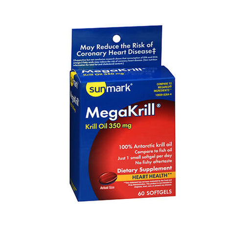 Sunmark, Megakrill, 60 Softgels