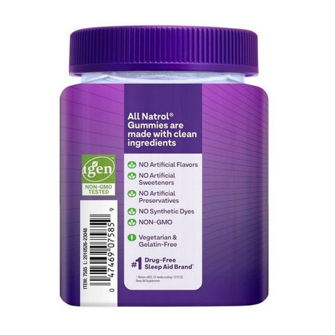 Natrol, Melatonin Gummies Strawberry, 60 Count