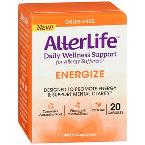 AllerLife, Energize Capsules, 20 Caps