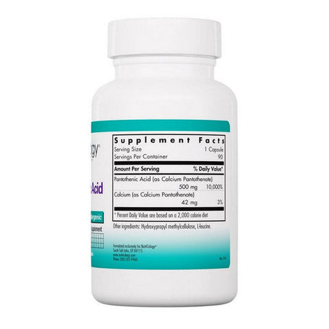 Nutricology/ Allergy Research Group, Pantothenic B-5, 90 Caps Nutricology/ Allergy Research Group